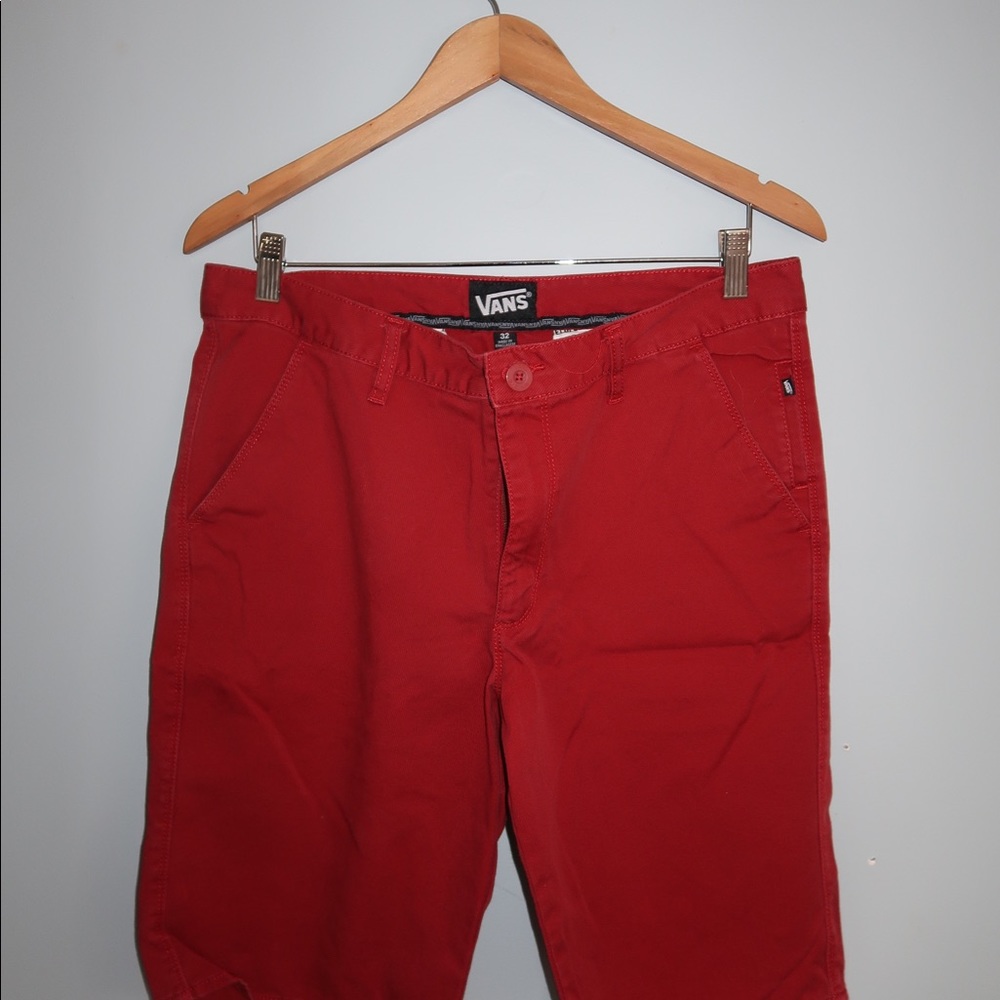 Red Men’s Chino Shorts Vans